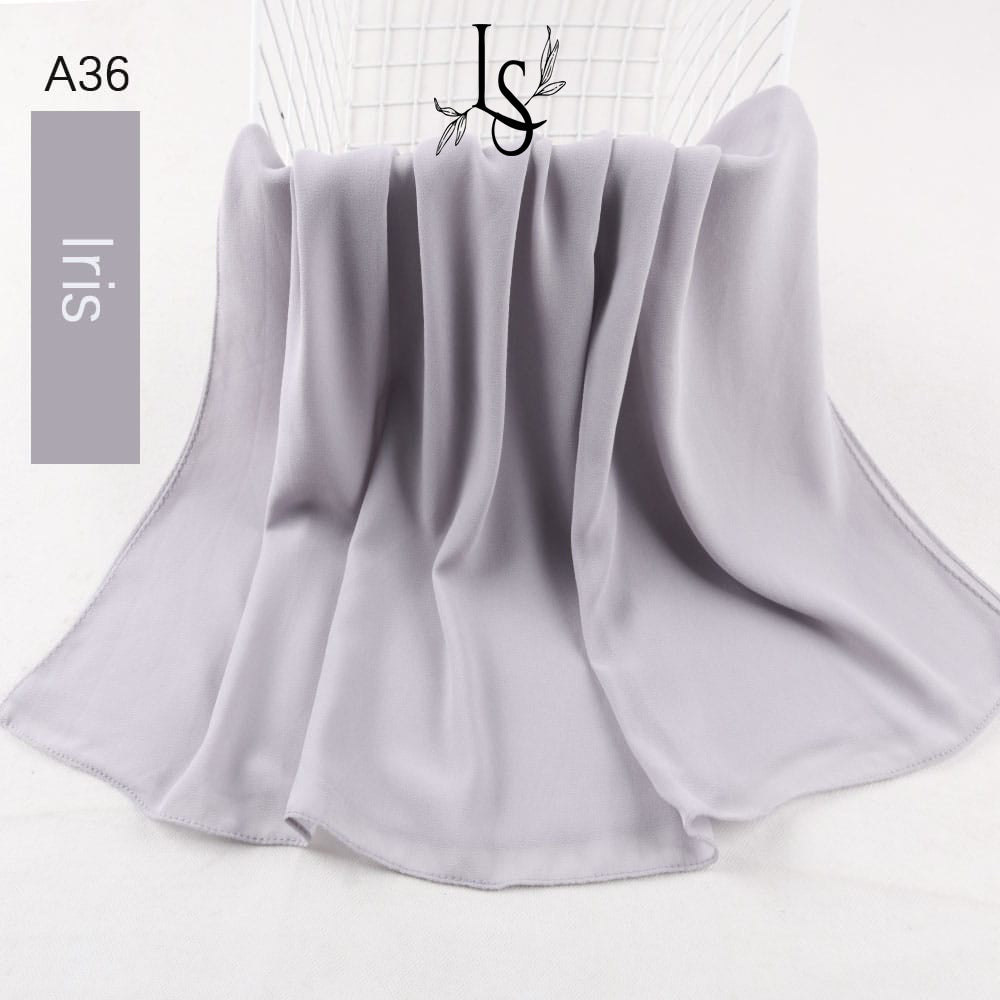 Chiffon veil with a healthy bandana