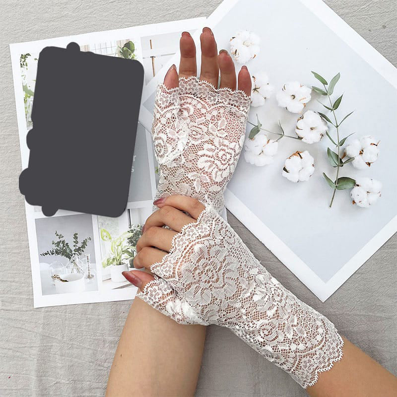Lace kafi gloves