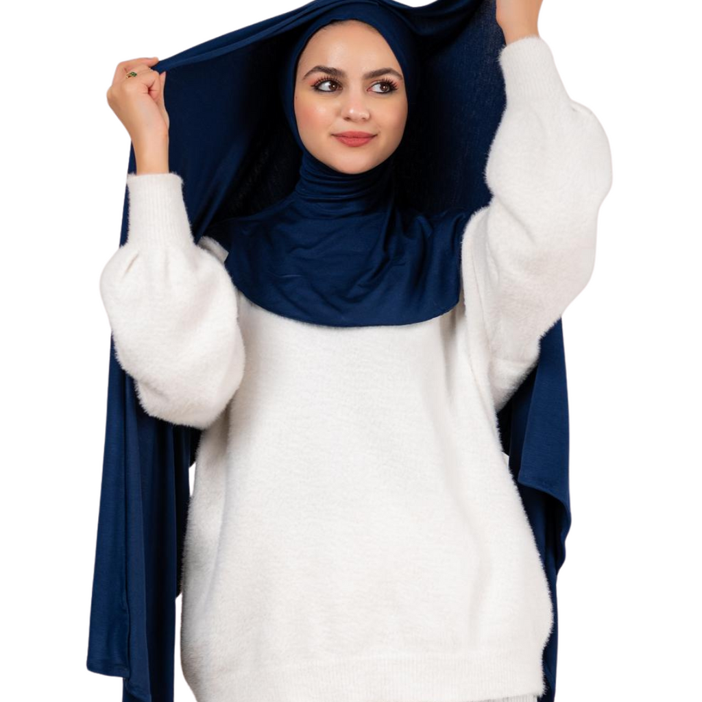 jersey hijab with neck bandana