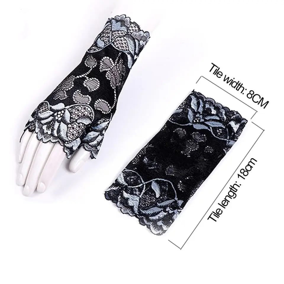 Lace kafi gloves 2 color