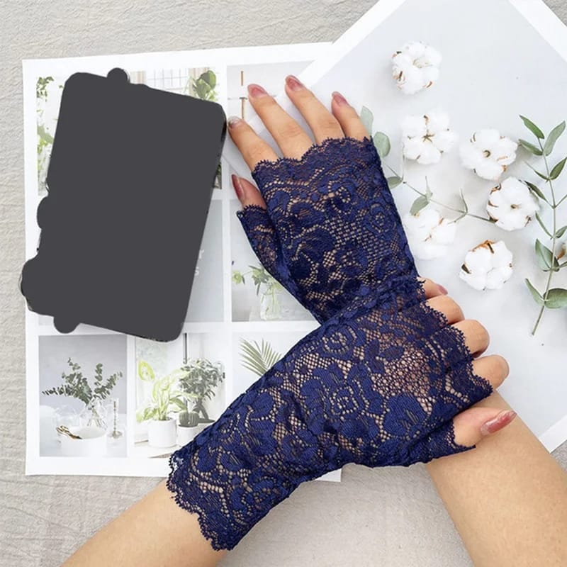 Lace kafi gloves