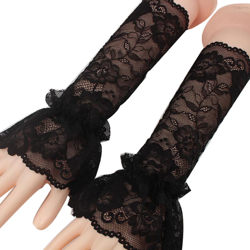 Premium Lace Wrist Cuffs & Sleeve Extensions