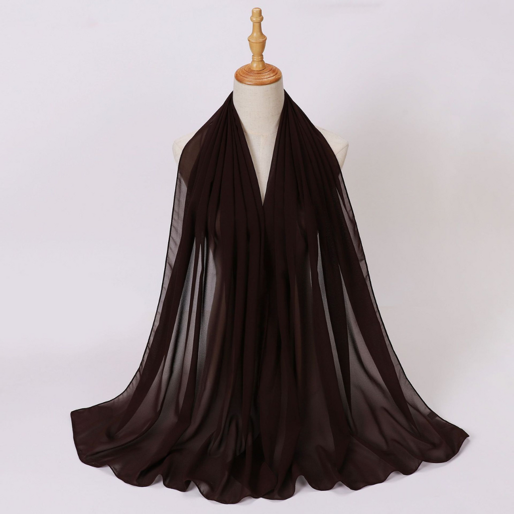 Chiffon veil with a healthy bandana