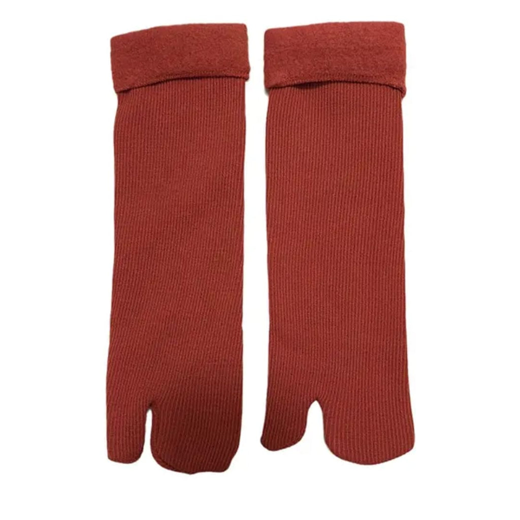 Winter Cotton Split Toe Socks Warm