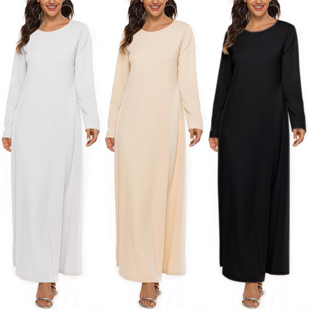 Basic Dress C Y material  With sleeves