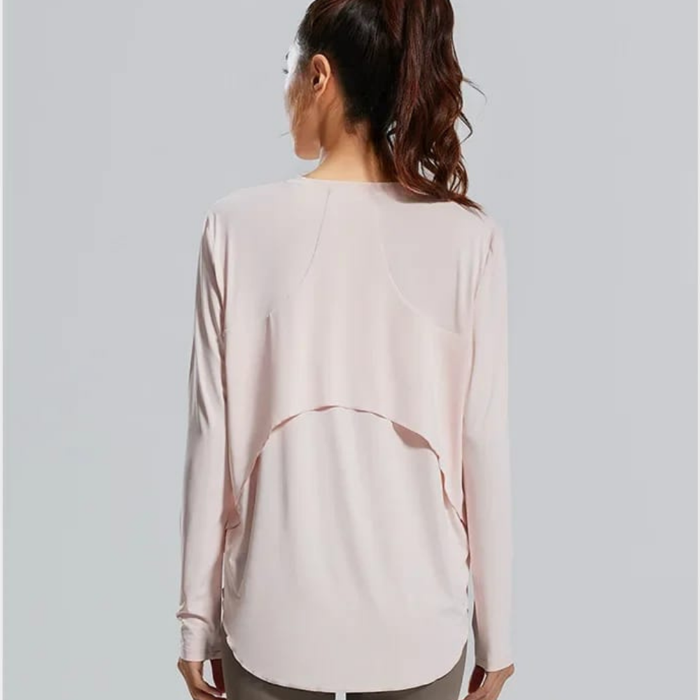 Yoga Shirt O-neck Long Sleeve 217