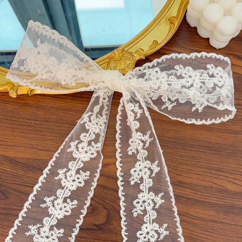 Unique Long Lace Waistband Jeans Belt