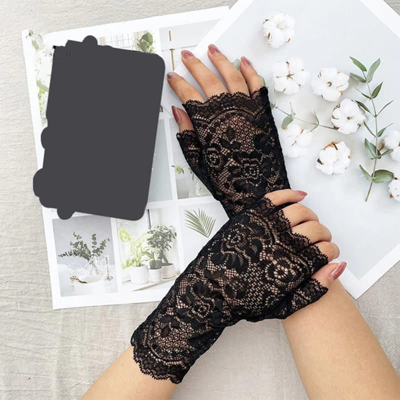 Lace kafi gloves
