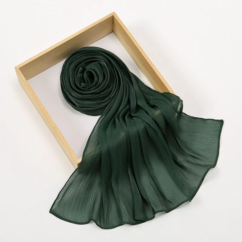 Crinkle soiree scarf