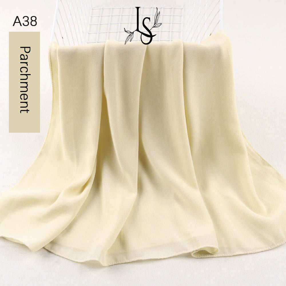 Chiffon veil with a healthy bandana
