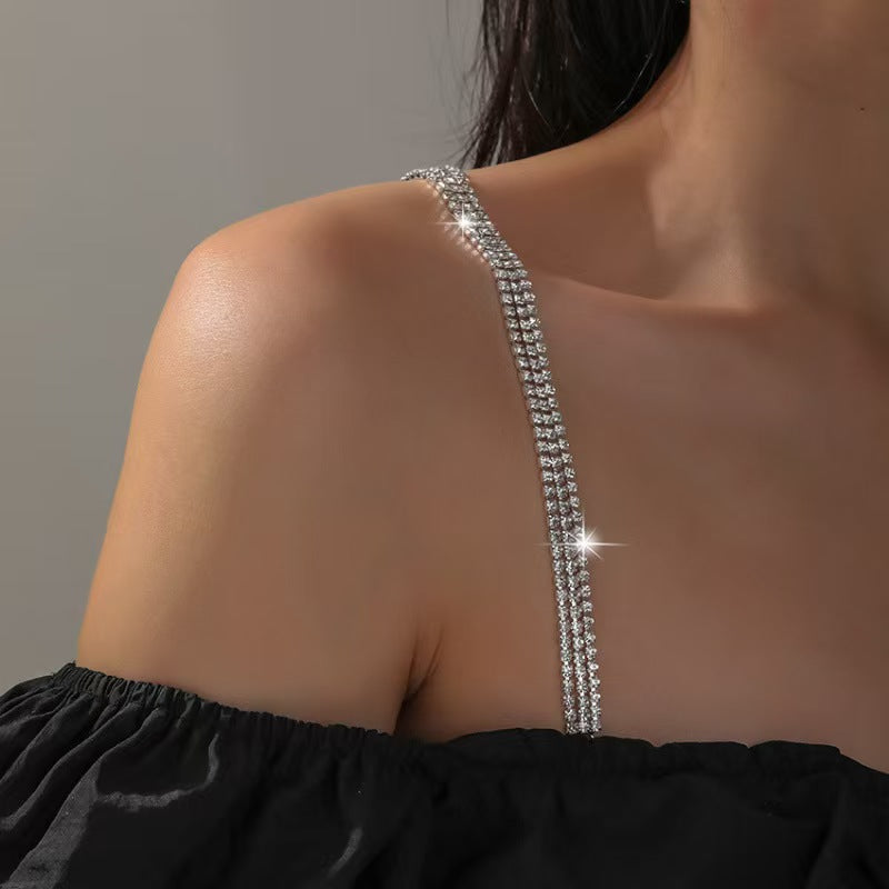 Decorative Detachable Bra Straps for Evening Wear 2 Pes