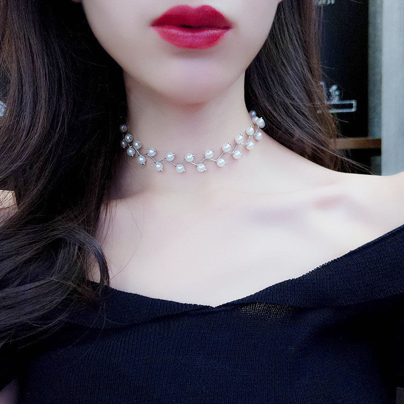 Elegant Pearl Chokers