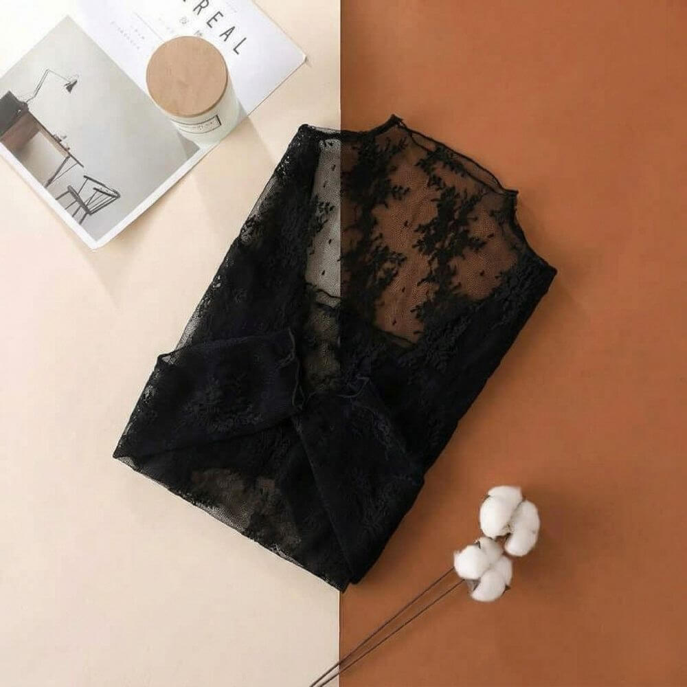 Elegant Floral French Lace Top