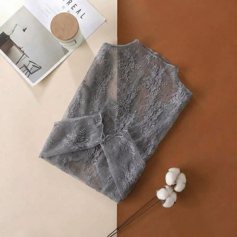 Elegant Floral French Lace Top