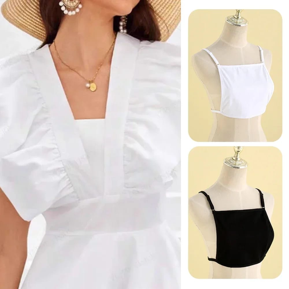 Modesty Lace & Soft Fabric Chest Cover