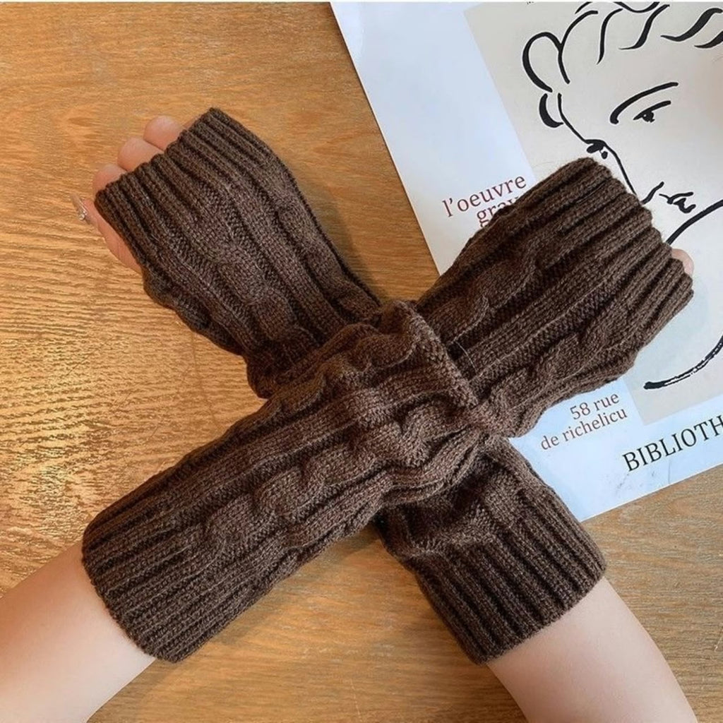 Premium Cable Knit Arm Warmers