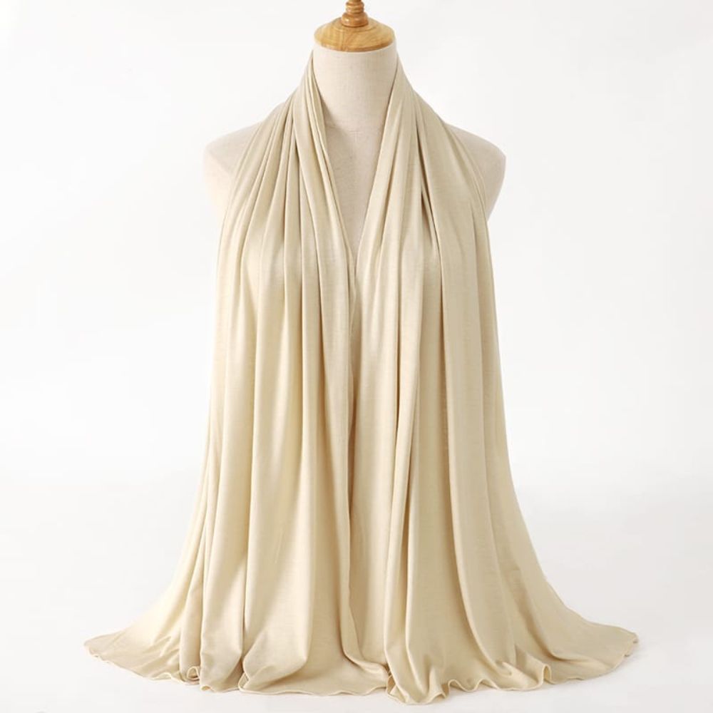 Plain Pure Cotton Jersey Hijab