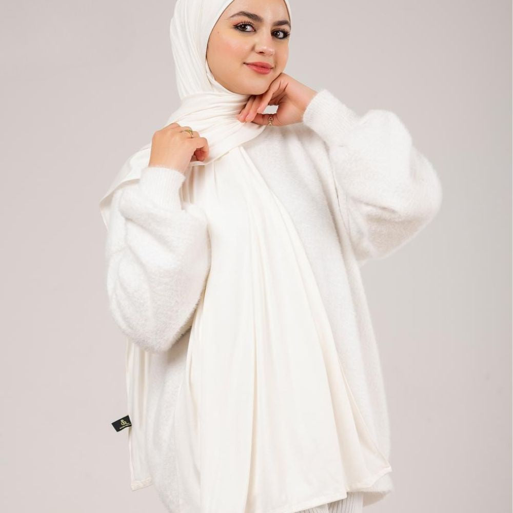 Plain Pure Cotton Jersey Hijab