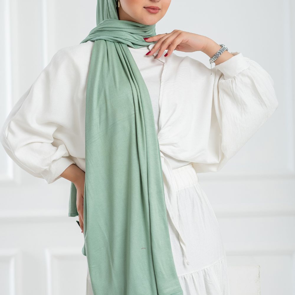 Plain Pure Cotton Jersey Hijab