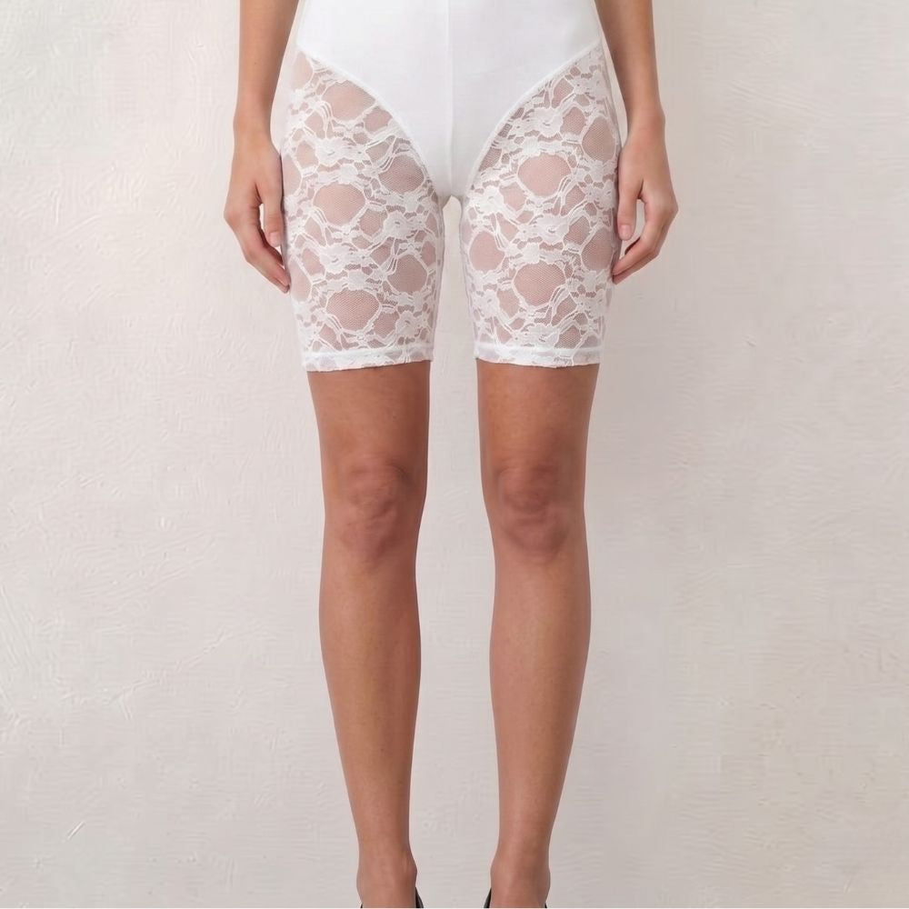 Premium Lace Safety Long Shorts