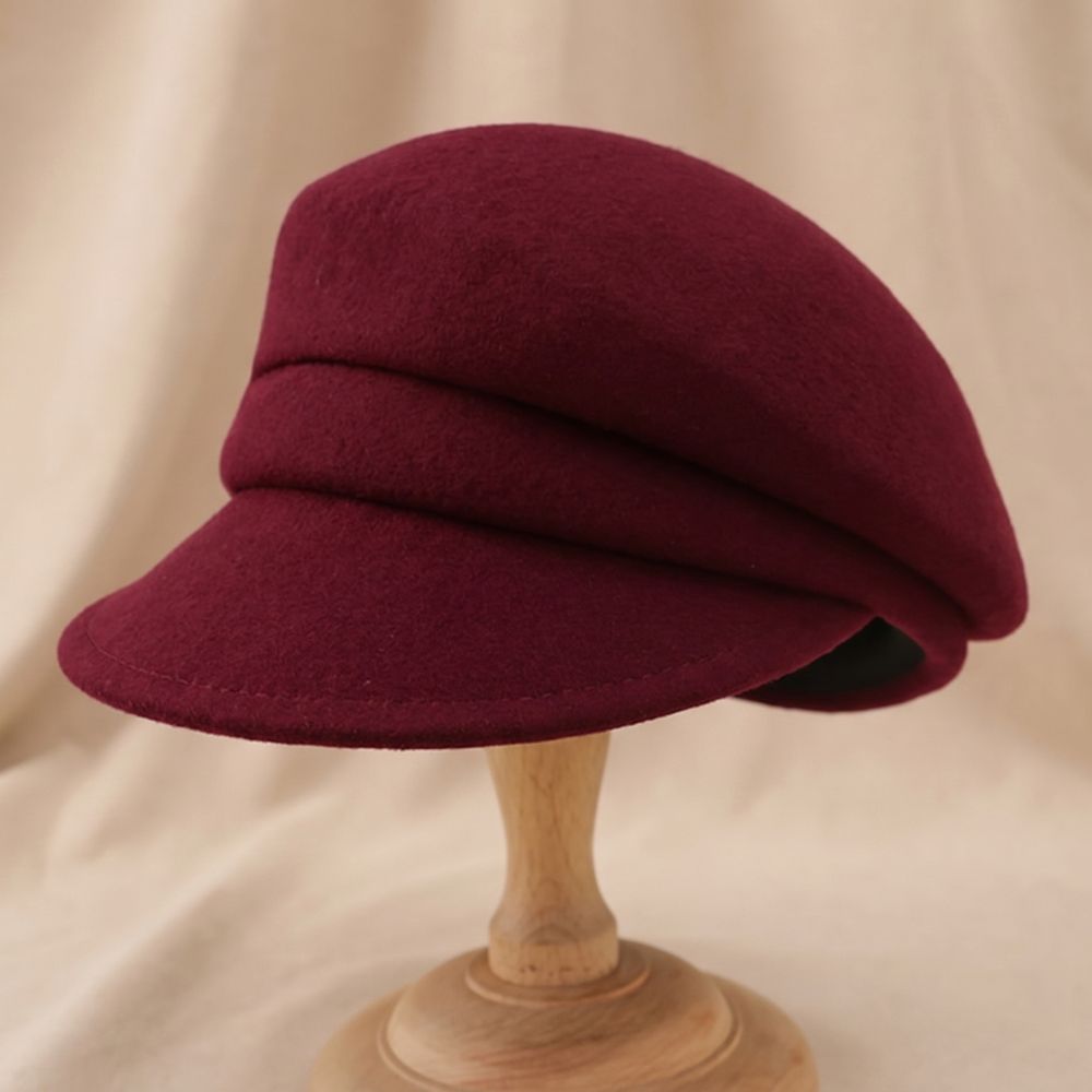 Premium Asymmetrical Woolen Newsboy Beret
