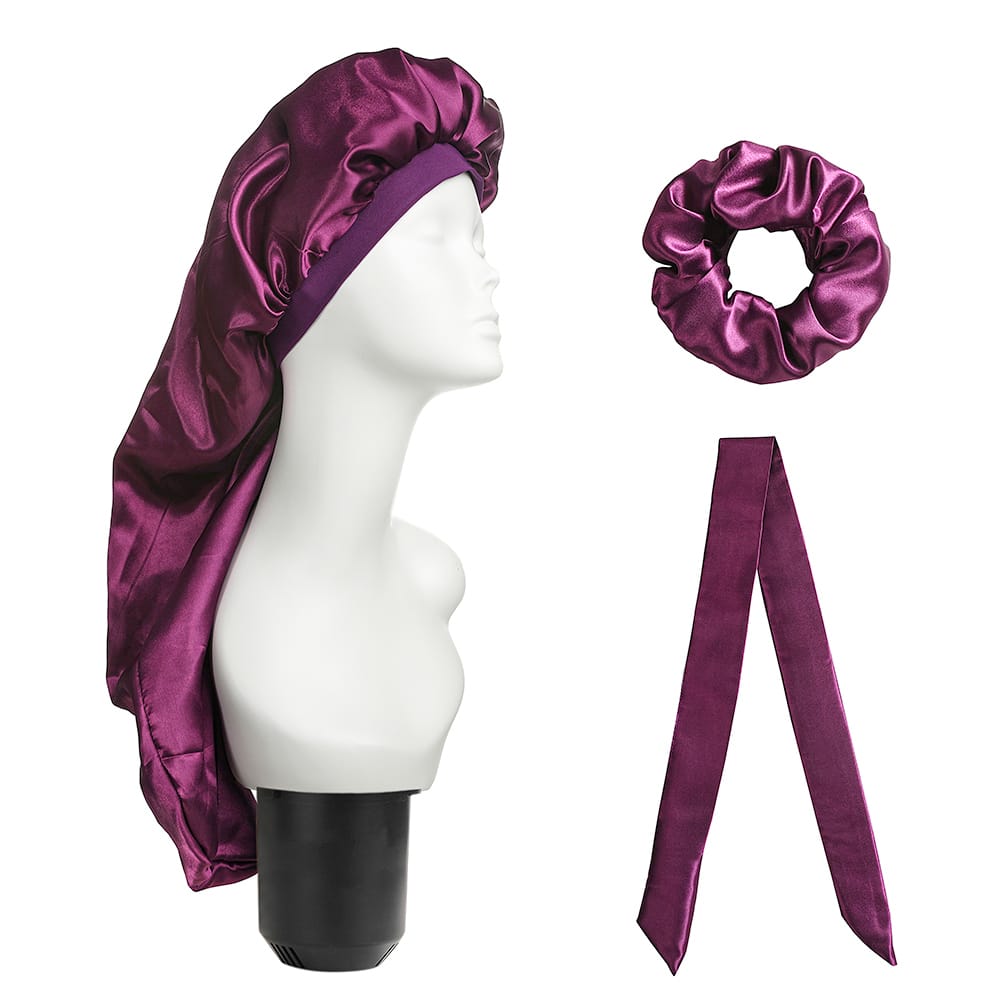 3Pcs Satin bonnet