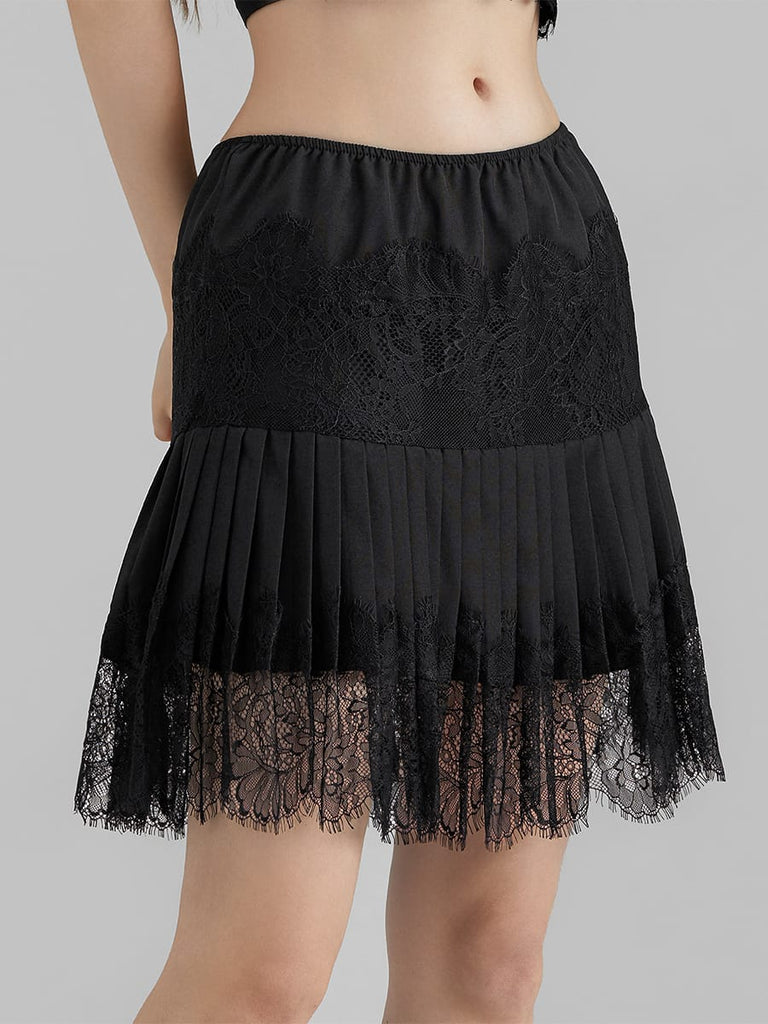 Plissé skirt
