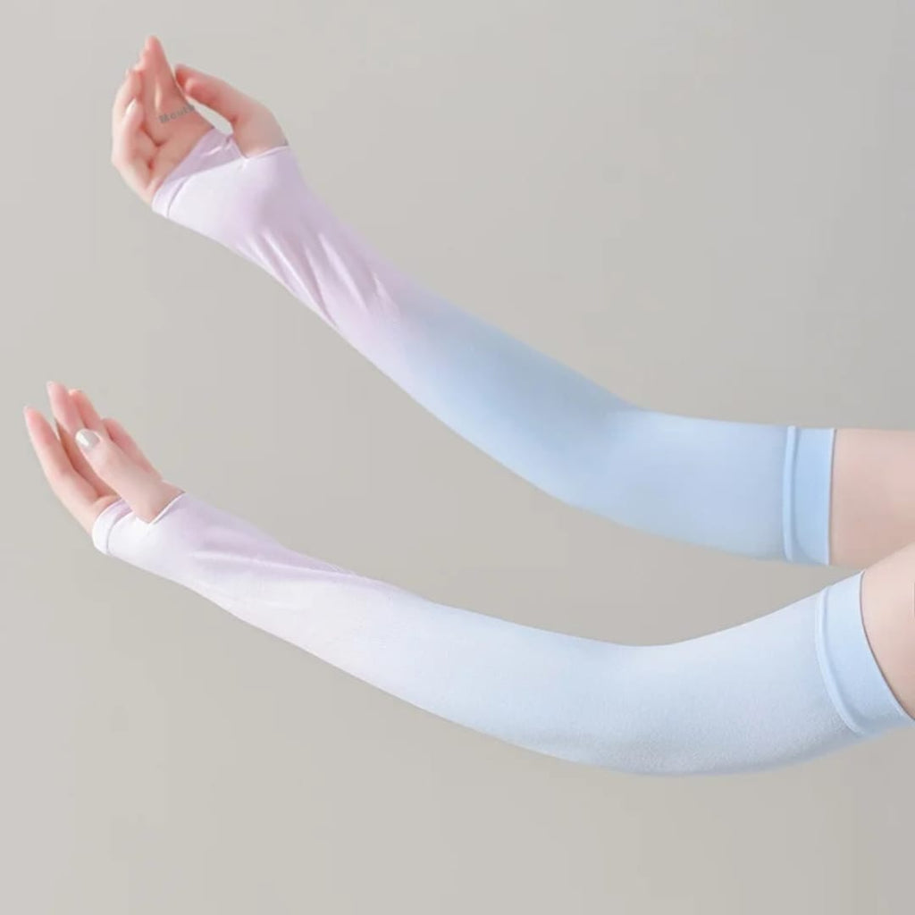 High-quality long arm sleeves Lycra Cuff Gradient