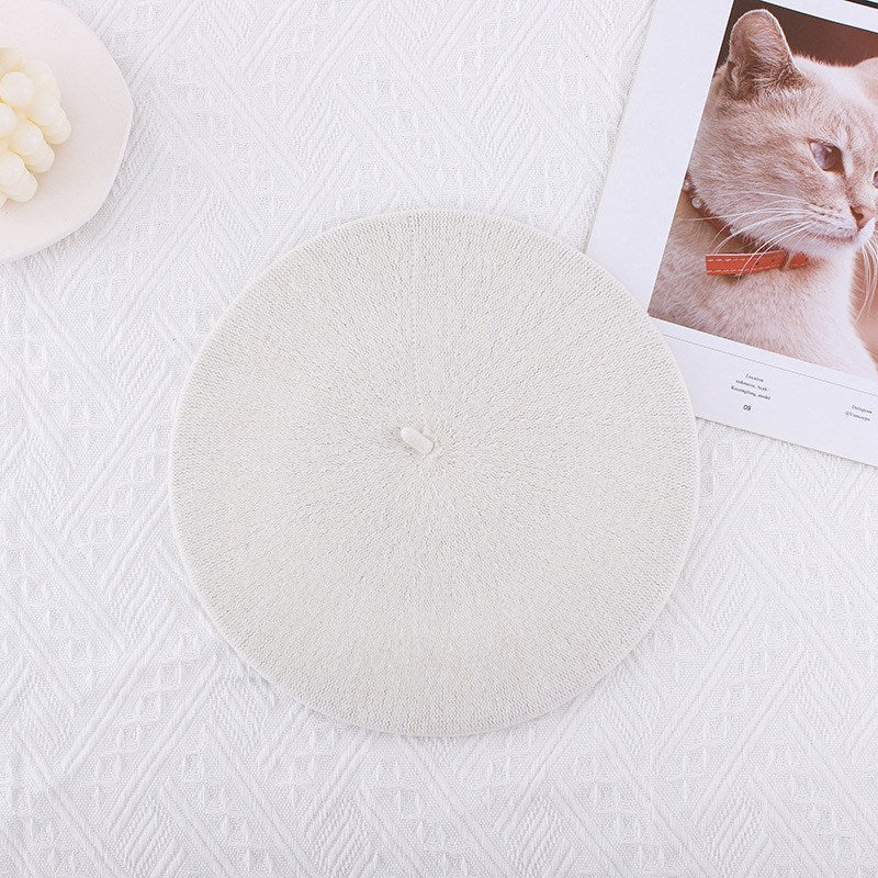 قبعة بيريه سادة 