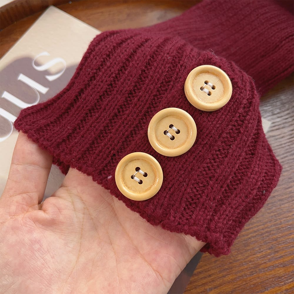 buttons Leg Warmer